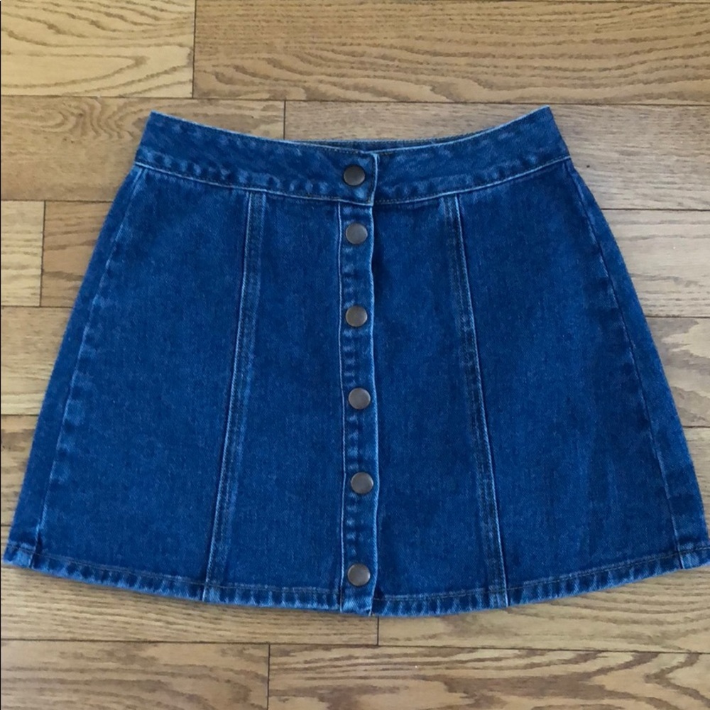 BRANDY MELVILLE DENIM JEANS SKIRT SZ 25 XS S